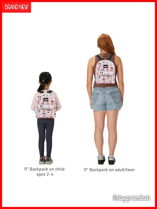 Disney Mickey and Friends Faux Leather Mini Backpack 11\